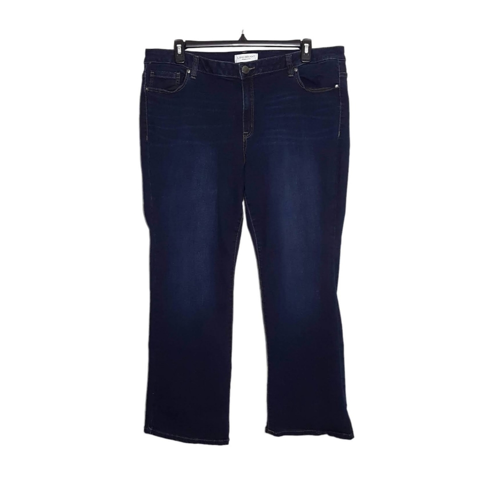 Lane Bryant | boot cut mid rise super stretch 22 short plus flaw
